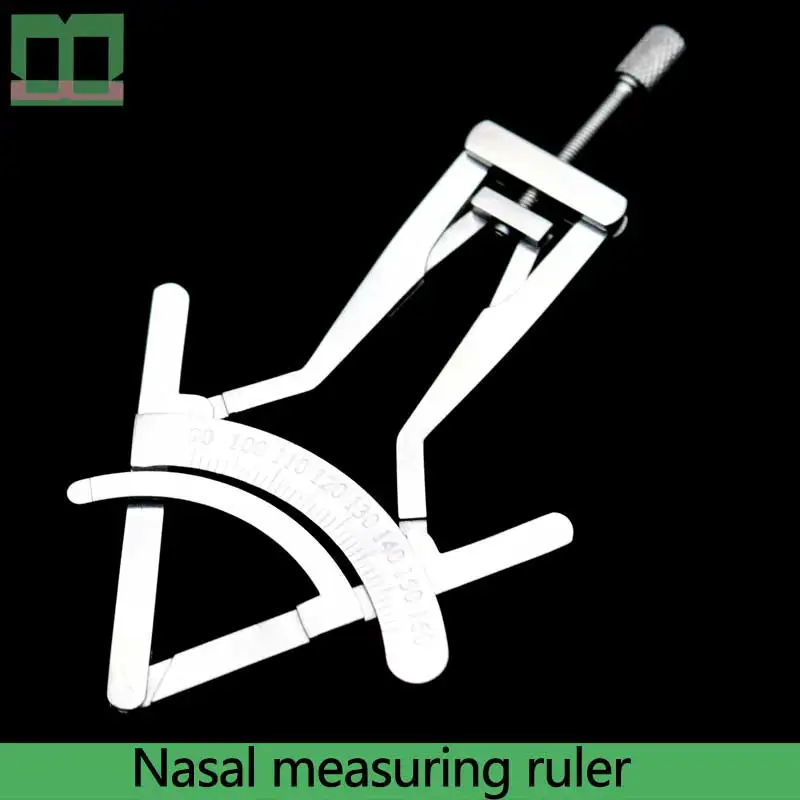 Nose measuring ruler Accurate calibration 9.5 titanium alloy stainless steel  Nasal plastic surgery tool Calibration clear