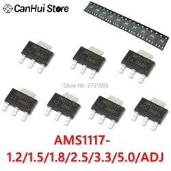 10PCS AMS1117 AMS1117-3.3V AMS1117-ADJ AMS1117-1.8 AMS1117-1.2 AMS1117-5.0 AMS1117-2.5 AMS1117-3.3 AMS1117-5.0 AMS1117-1.5