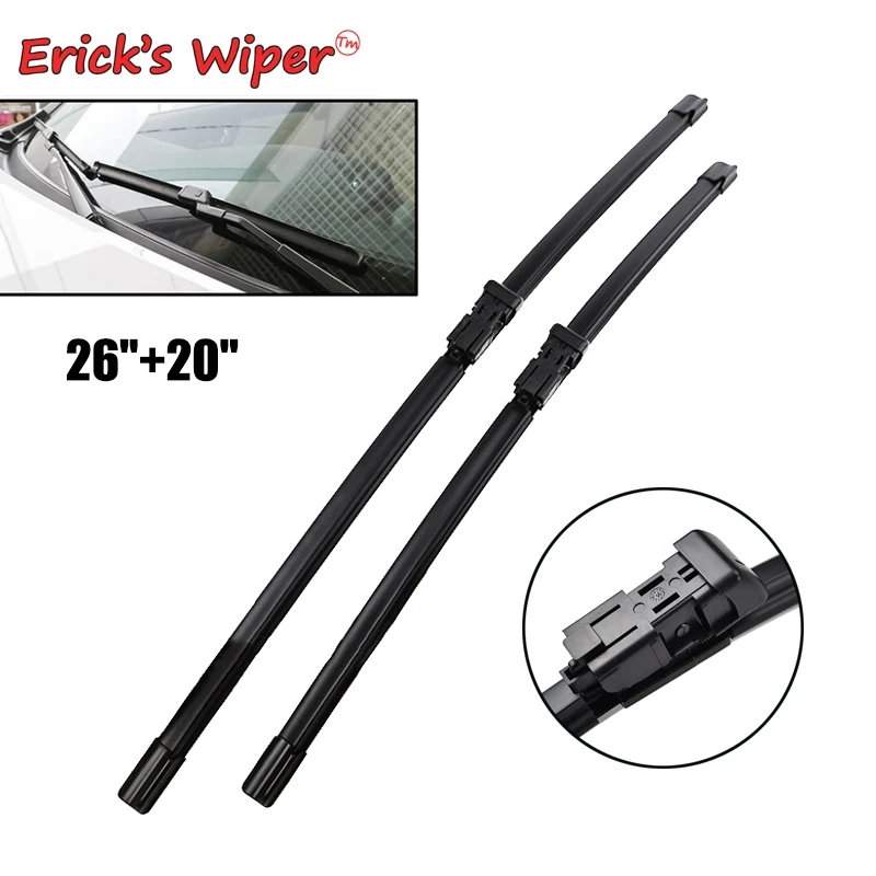 Erick\'s Wiper Front Wiper Blades For Volvo XC60 XC70 V50 V60 V70 C30 C70 S40 S60 S80 Windshield Windscreen Window Brush 26\'\'20\'\'