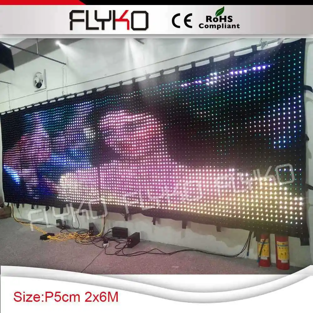 Hot sale RGB led lighting decoration for stage video curtain