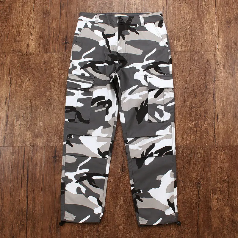 Camouflage Cargo Harem Pants 2022 Men Women Unisex Casual Streetwear Pockets Joggers Sweatpants Hip Hop Trouser Plus Size