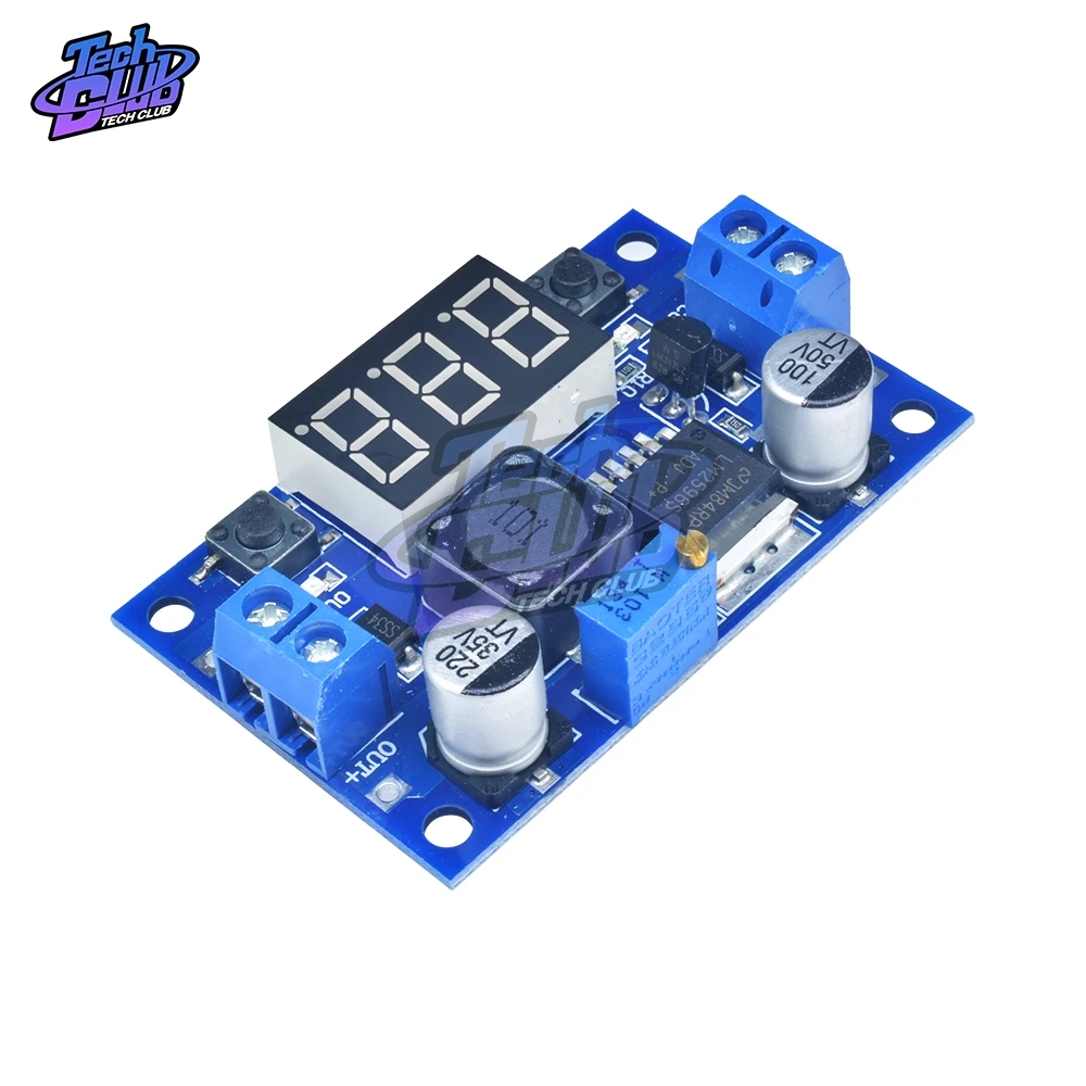 DC-DC Buck Step Down Module LM2596 DC/DC 4.0 ~ 40V a 1.25-37V regolatore di tensione regolabile con voltmetro a LED