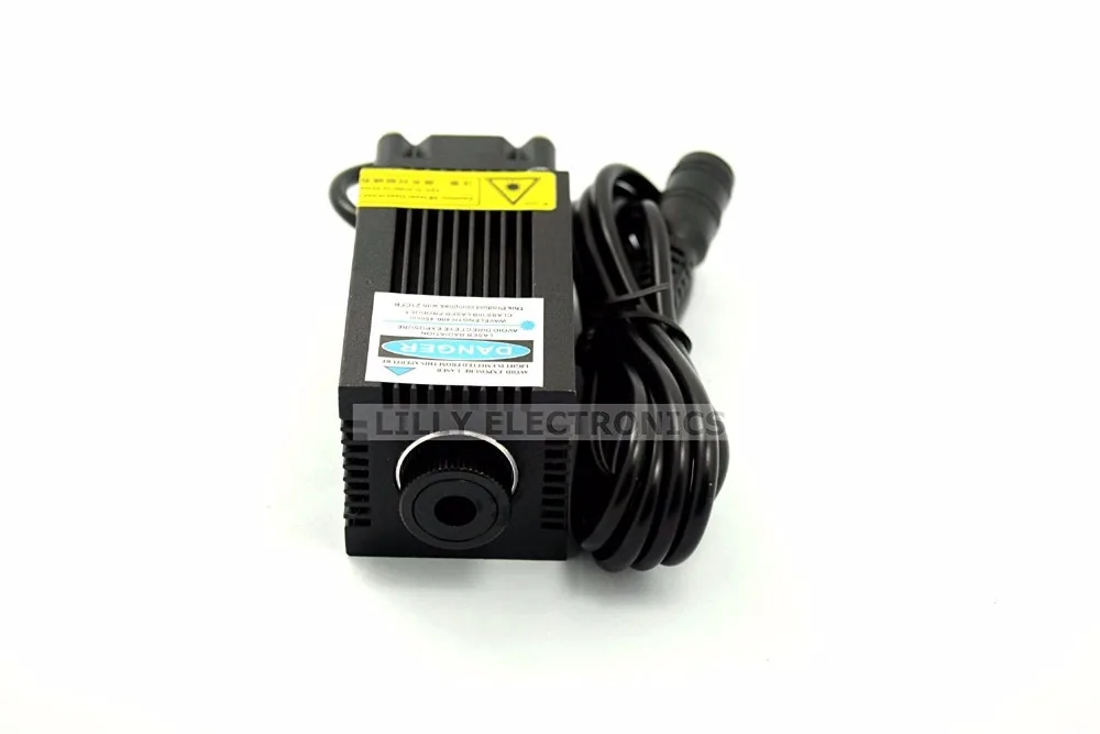 

Q-BAIHE 12V Focustable 405nm 500mw Ajustable Blue/Violet Laser Dot Module for Carving