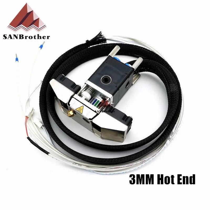 

3D Printer UM2++ UM2+ Extended Olsson Block Nozzle Complete Hotend Header Head for 3.00mm filament 3D printer part