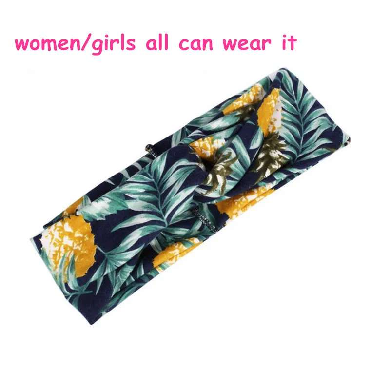 

10pcs/lot Wholesale Flowers Print Cotton Hairband Elastic Women Hair Accessories Stretch Headbands Boho Turban Head Band Adults