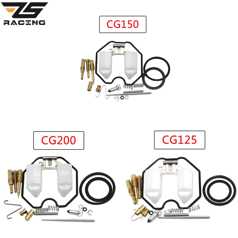 ZS Racing Motorycel Carburetor Repair Kits For PZ26 PZ27 PZ30 With Spare Jets 1 sets One Pack CG125 150 200