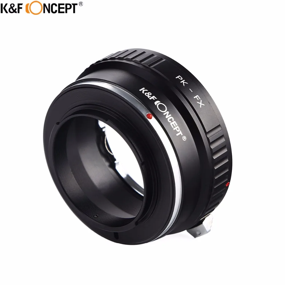 K&F CONCEPT PK-FX Camera Lens Adapter Ring For Pentax PK K Mount Lens to for Fujifilm X Mount Camera Fuji FX X-Pro1 X-E1 X-M1