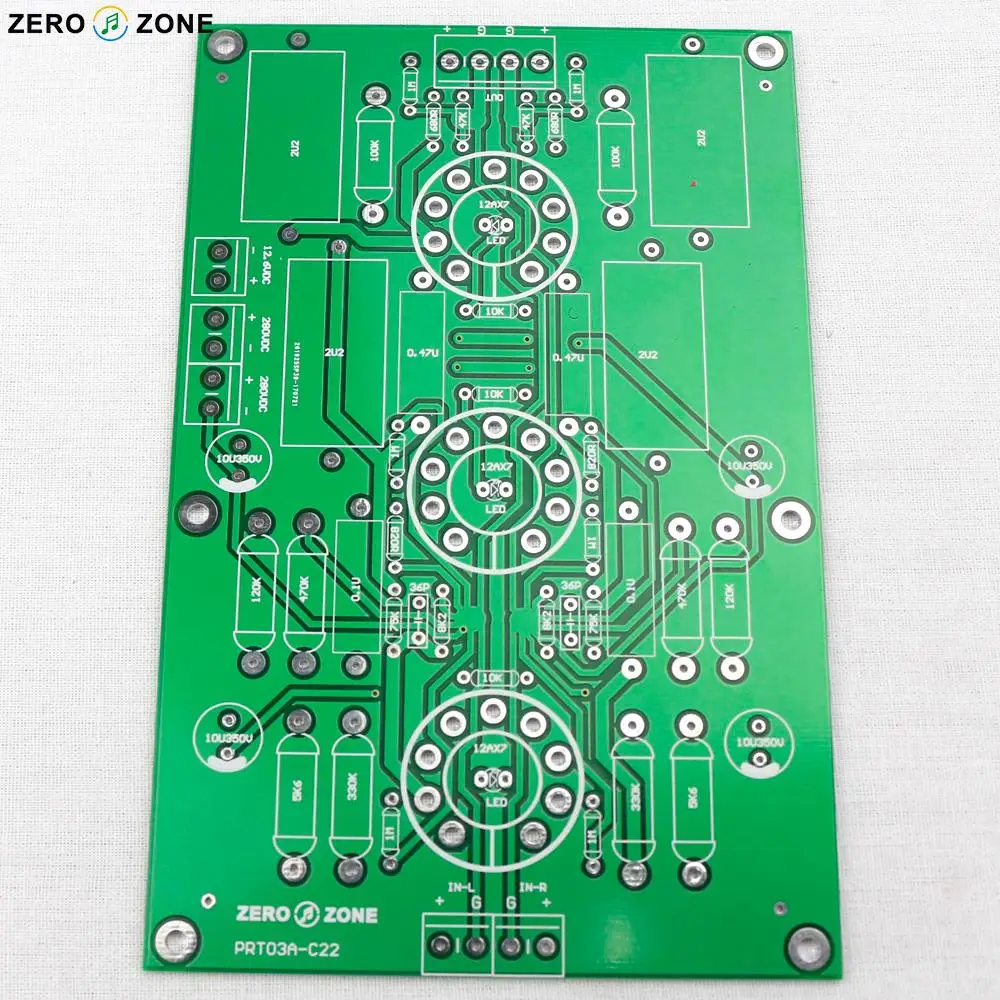 GZLOZONE PRT-03A Hifi Stereo 관 전치 PCB Base On C22 전치 회로