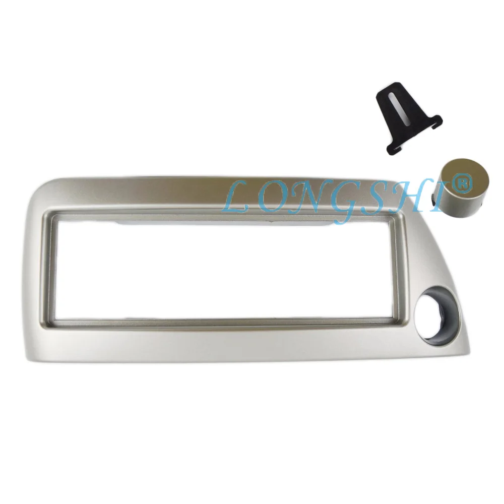 LONGSHI 1 Din Car Radio Fascia for FORD Ka 1996-2008 (Right /Left Wheel) Stereo Fascia Dash CD Trim Installation Kit 1din