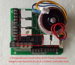 Ethink Power mother board hot tub Main Relay power board for the KL8-2 KL8-3 SPA-8028 with 3 pumps Heater Max 6KW power