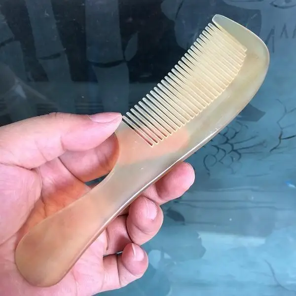 Combs For Girl Natural Anti Static Buffalo Horn Comb Massage Hair Care Health Brush Prevent Loss Hairbrush Gift Hot Sale Sale