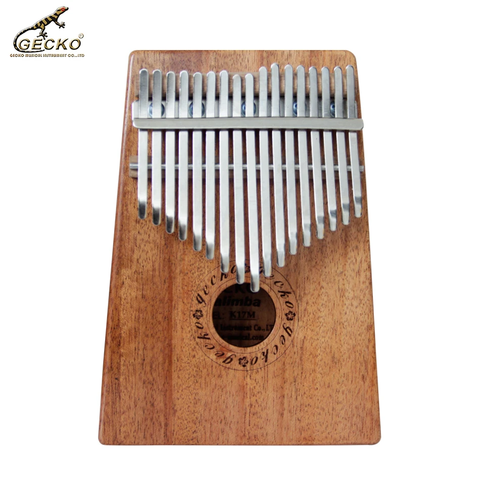 

Gecko 17 Key K17M Kalimba 17 African Thumb Piano Finger Percussion Keyboard Music Instruments Kids Marimba Wood