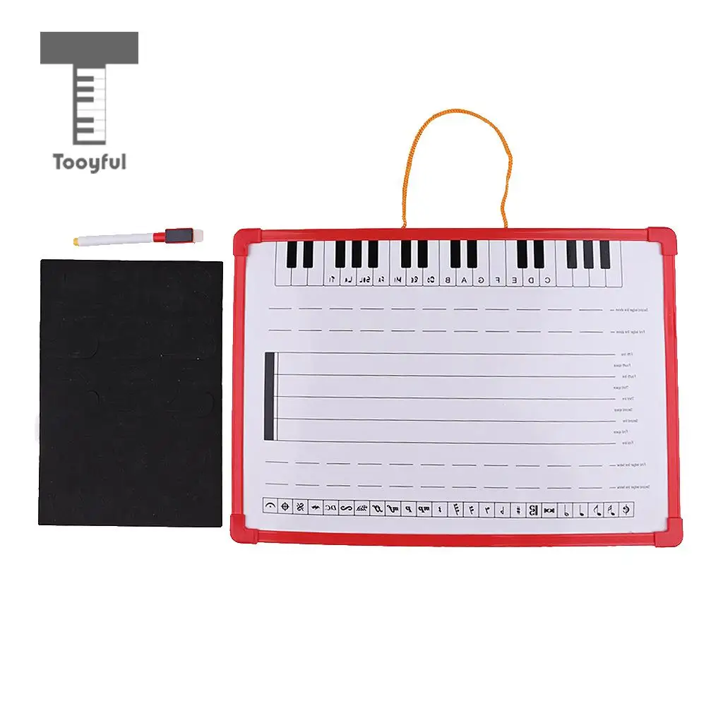 Music Notation Whiteboard   Erase Board with Music Staff  for  Teaching