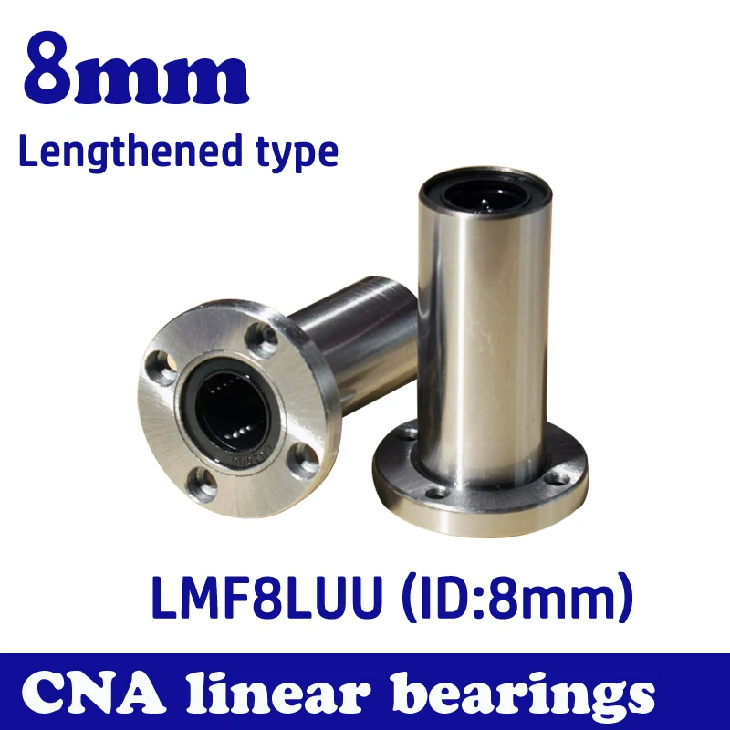 Hot Sale LMF8LUU Long Type 8mm Flange Linear Bearing CNC Linear Bush