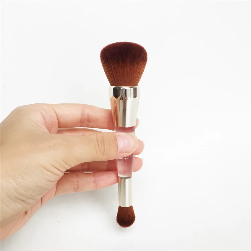 TME WET/DRY EVEN SKIN BRUSH - Double-ended Face & Concealer Coverage Blender Brush - Beauty Makeup Blender Tool