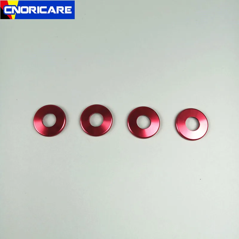 Car Door Lifting Bolt Circle Decoration Decals For Mercedes Benz E C Class W213 W205 GLC X253 Door Pin Ring Sticker