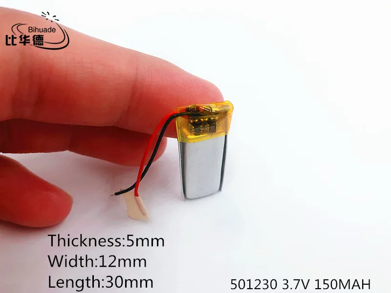 Li-Po 1 PCS 051230 501230 150MAH BT150 Headset 3.7V lithium polymer battery