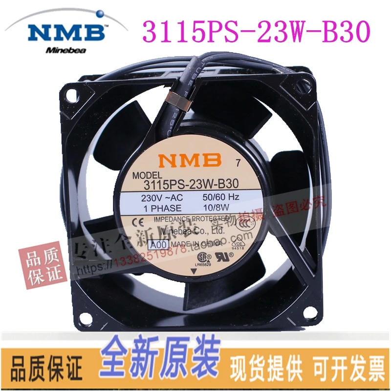 

NEW NMB-MAT NMB 3115PS-23W-B30 8038 AC220V ball bearing silence cooling fan