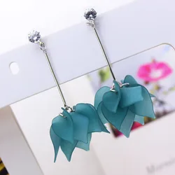 2019 new design fashion brand jewelry elegant flower earrings for women summer style gift earring