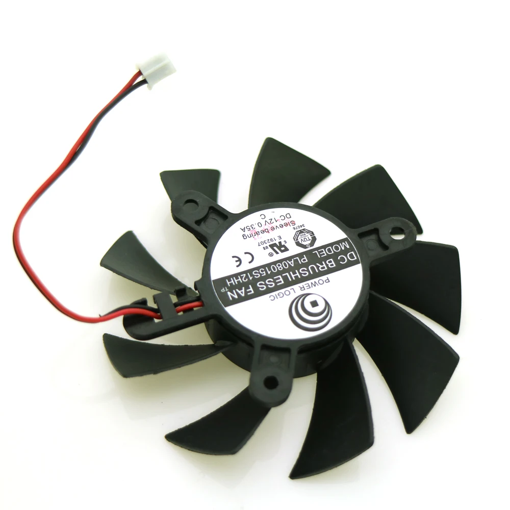 Ventilateur de refroidissement de carte graphique XFX HD5670 HD6770 HD6750, 12V 0.35A 75mm 42x42x42mm, 2 fils