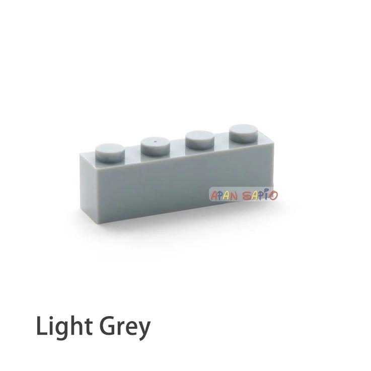 50 stücke DIY Bausteine dicke 1x4 16 Farbe Assemblage Pädagogisches kinder Spielzeug für kinder Größe Kompatibel mit 3010
