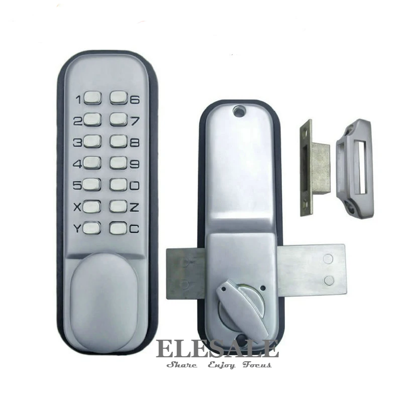 

Brand New Zinc Alloy Keyless Mechanical Door Lock With Combination Digital Code Password Entry Lock For Home Security