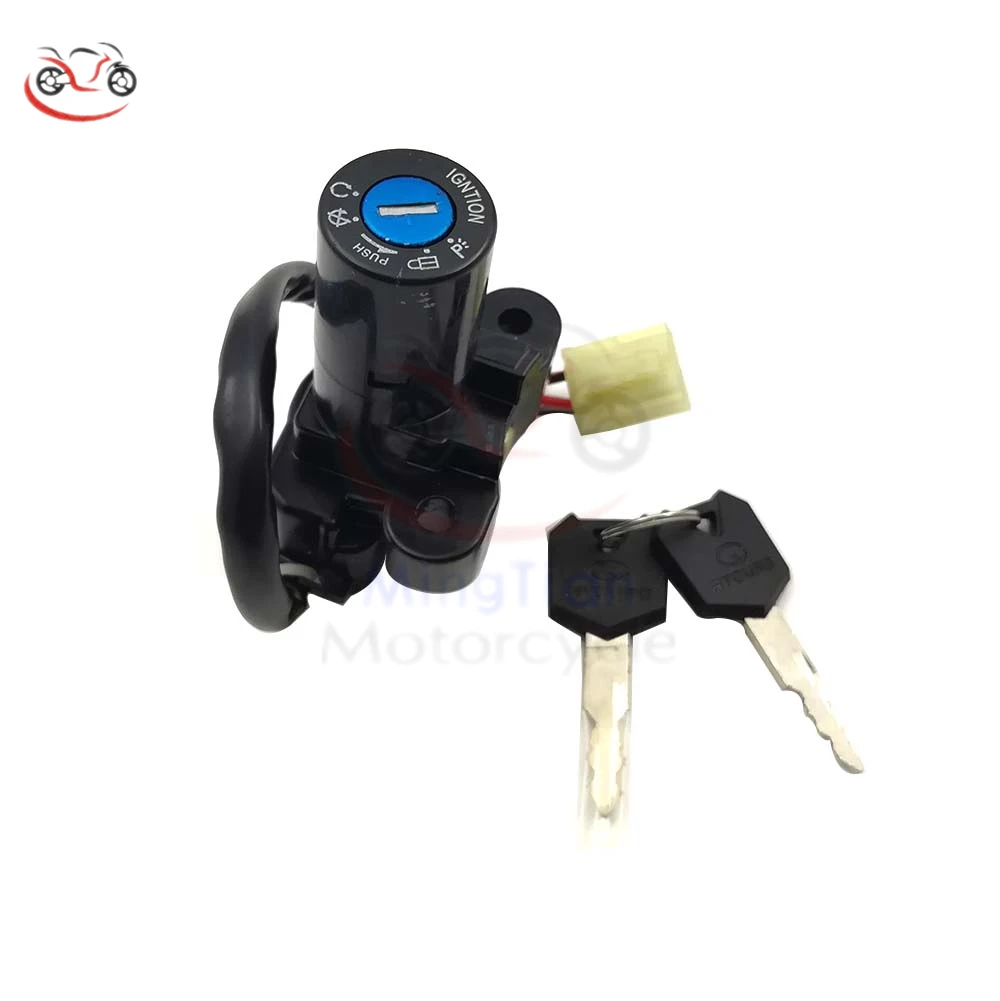 Ignition Switch Lock Keys With Wire For Suzuki GSX600 88-97 GSXR750 GSXR 750 85-92 VX800 GSF 400 GSX 600/750/1100 GSXR 750