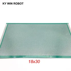 1 adet 18x30cm 180x300mm Çift Taraflı prototip pcb Evrensel Baskılı devre Protokolü Arduino Için