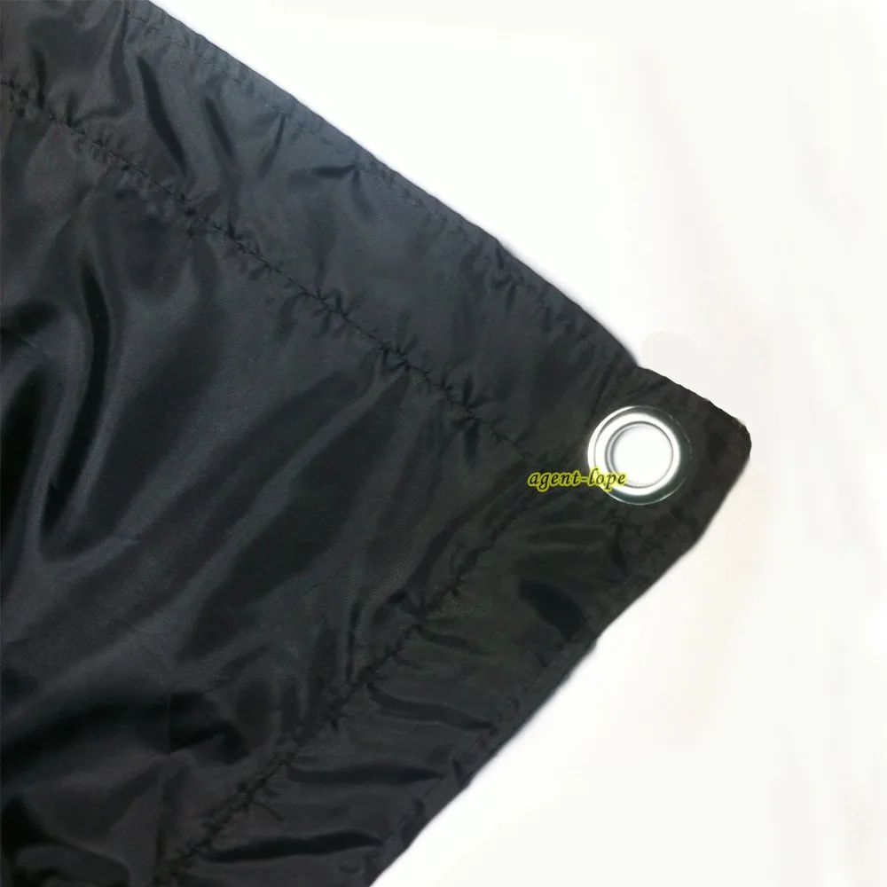 1.8x1.8m  6'x6' 6x6 Black Silk Cloth for light weakening half black out