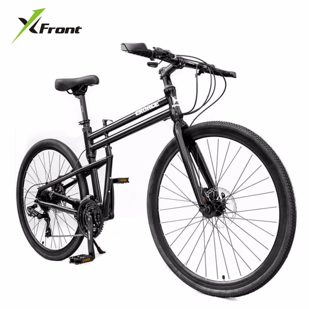 New Brand Folding Bike Aluminum Alloy Frame 26 inch Wheel 24/27 Speed Dual Disc Brake Road Bicycle Bicicleta