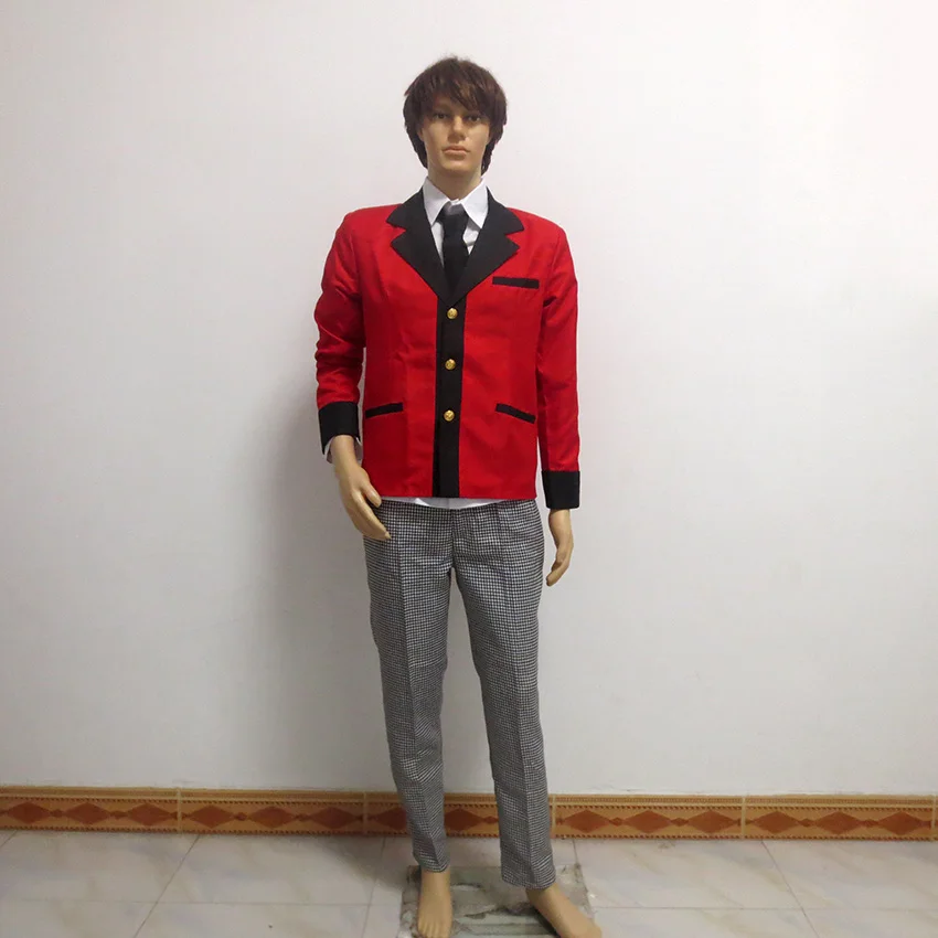 Compulsive Gambler Ryouta Suzui Christmas Party Halloween Uniform Outfit Cosplay Costume Customize Any Size