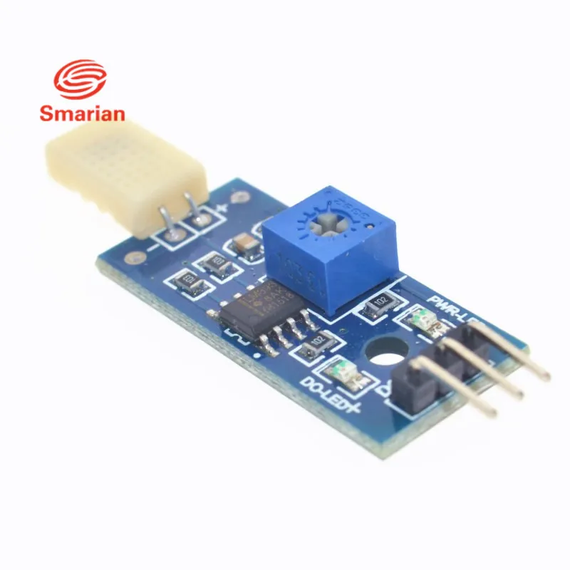 อย่างเป็นทางการ Smarian ใหม่ HR202ตรวจจับความชื้นเซ็นเซอร์โมดูล DC 3.3V-5V LM393ชิป (3สาย) diy ของเล่น Rc ชุด Electroincs