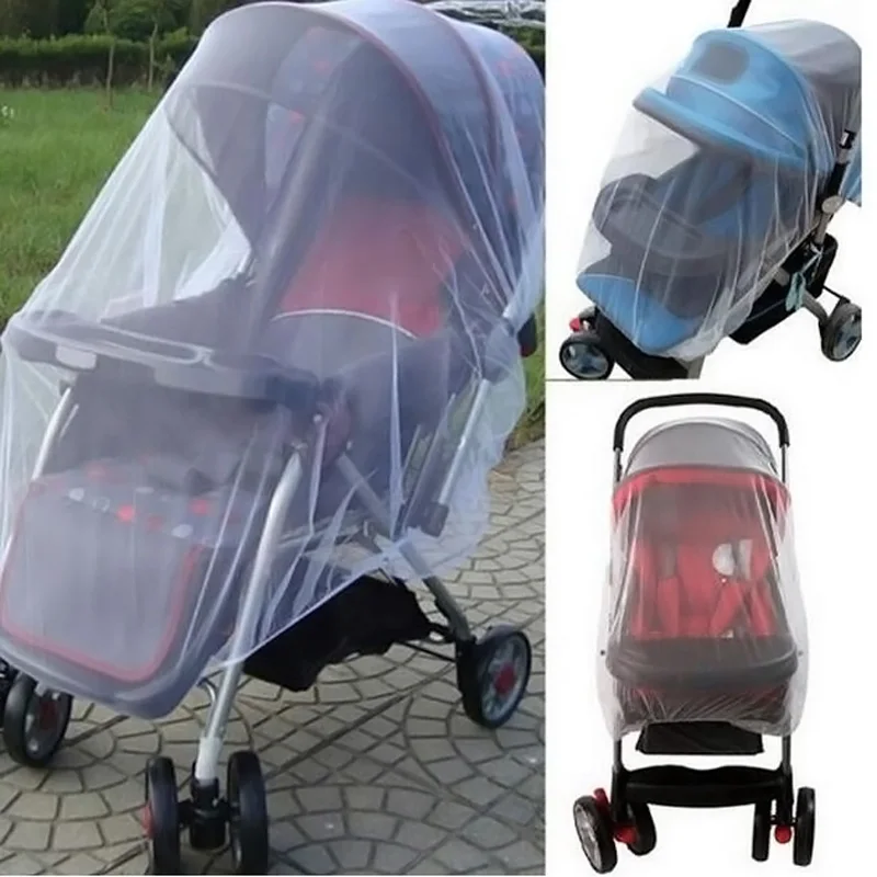 Baby Stroller Pushchair Mosquito Insect Shield Net Safe Infants Protection Mesh Stroller Accessories Universal Mosquito Net