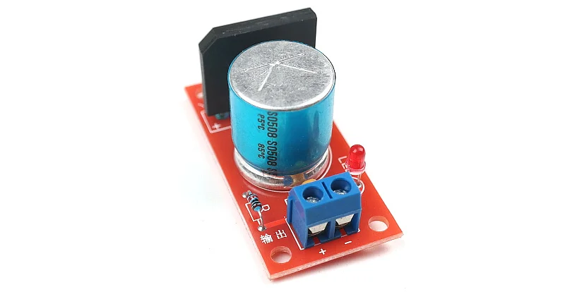 3300uf / 25V Filter capacitor 8A rectifier Filter Power Board With LED indicator light