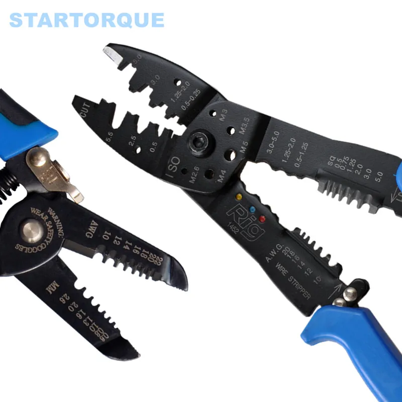 STARTORQUE 0.75-6mm multifunctional wire stripper crimping pliers electrician tools