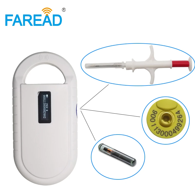 Spedizione gratuita PT160 FDX-B scanner per microchip lettore di chip di identificazione degli animali domestici per microchip/etichetta auricolare/anello di piccione/chip animale USB