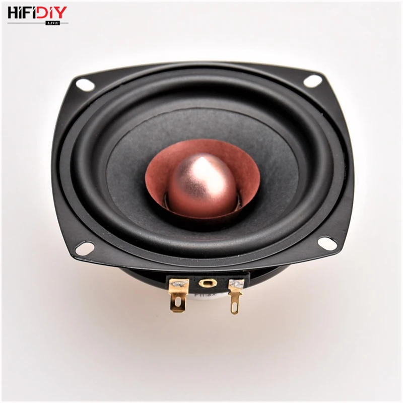 HIFIDIY LIVE Hi-Fi  4 inch DIY Full frequency speaker unit 4 8OHM 25W Neodymium magnetic High Alto bass loudspeaker QF4-105NS