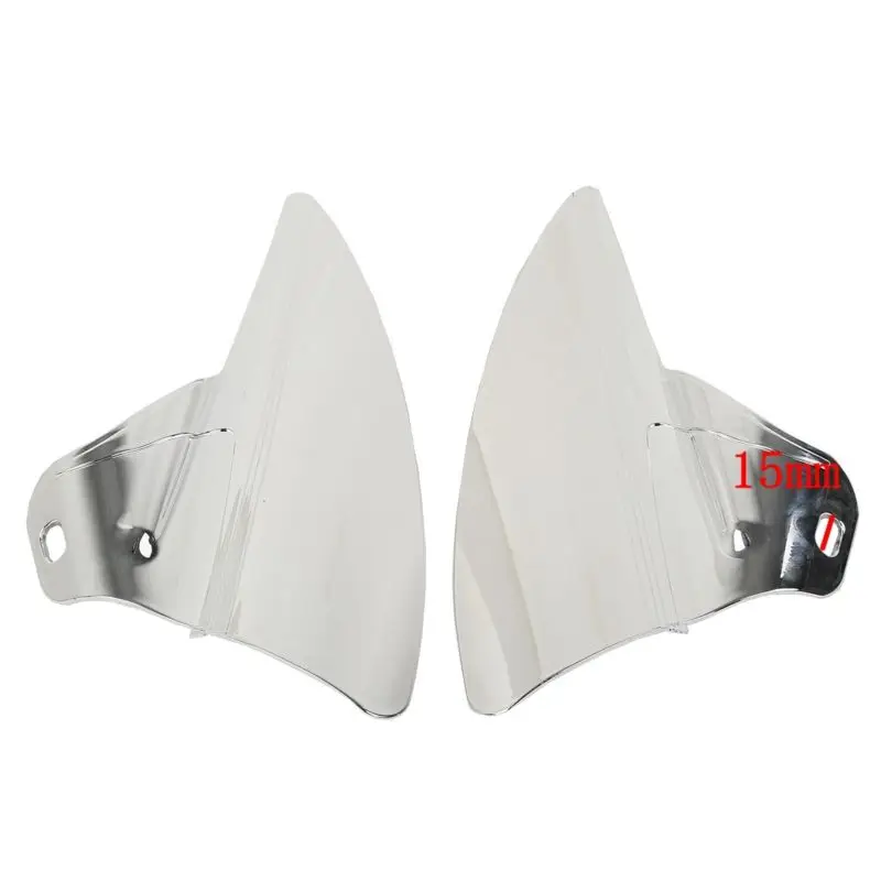 Motorcycle Chrome Saddle Shield Heat Deflector For Harley Touring Electra Glide Road Street Glide 2009-2022