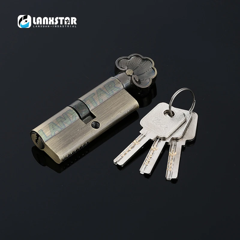 Manufacturer Supply Large Lock-body Three Shaft Door Lock Wholesale Mute Lockcore High Strength Zinc Alloy Handle Locks