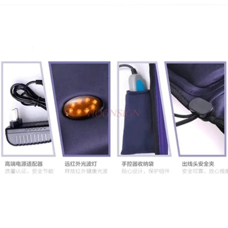 Electric Middle Aged Massage Mattress Body Multifunctional Chair Cushion Neck Waist Back Leg Heating Elderly Massager Heat Care