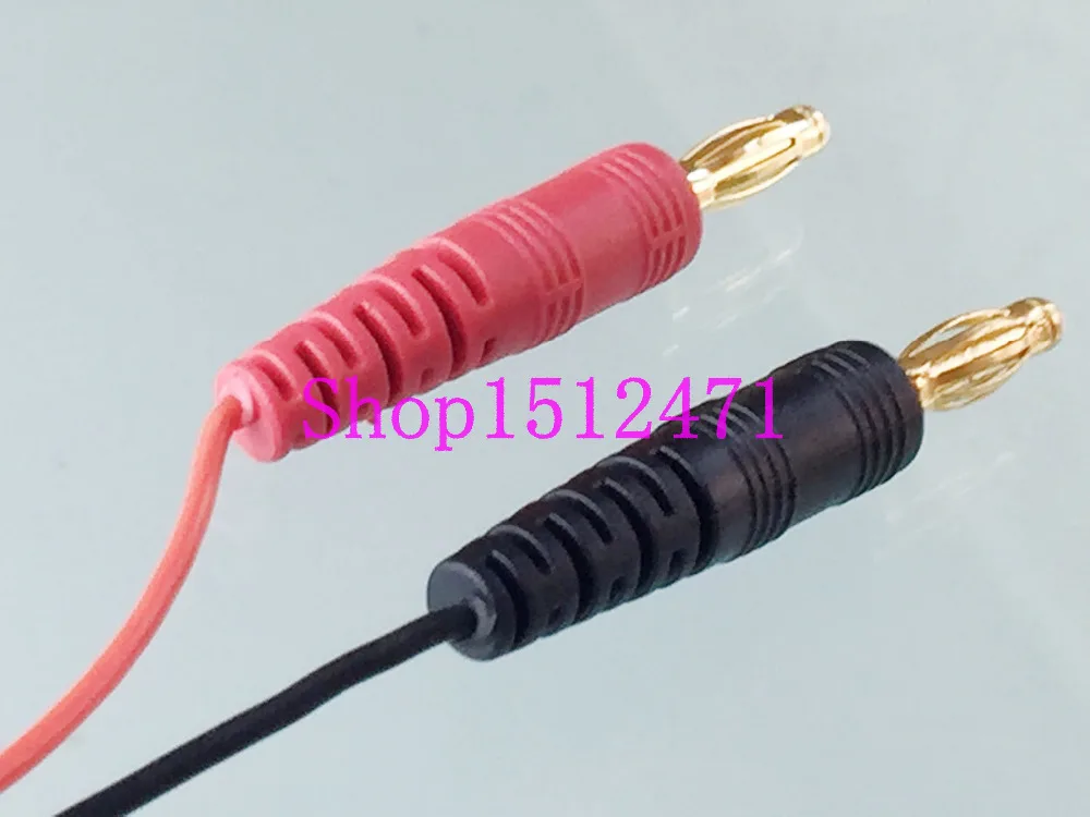 4mm Banana Plug to 5.5 X 2.1mm DC Power Male Plug Charger 22AWG 60CM Cable