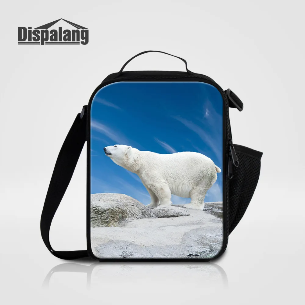 

Dispalang Animal Insulated Lunch Bag for Women Kids Cooler Bag Polar Bear Print Thermal Picnic Food Bags Insulation Thermo Bag