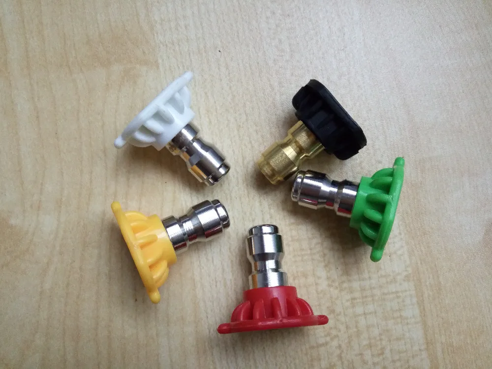 5pcs/set High quality car washer gun sprayer nozzle 1/4