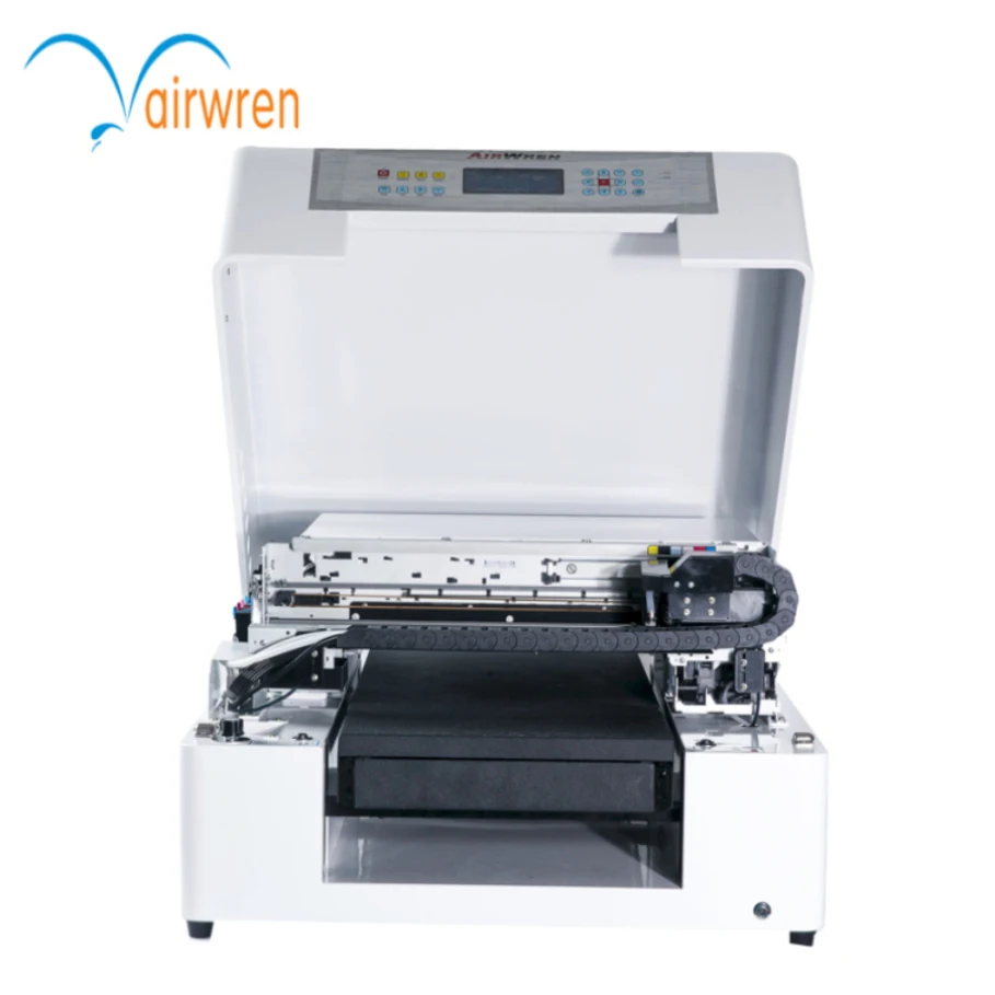 A3 Small UV Flatbed Printer for USB Flash Disk with 3D Embossed Effect RIP Software UV Printing Machine