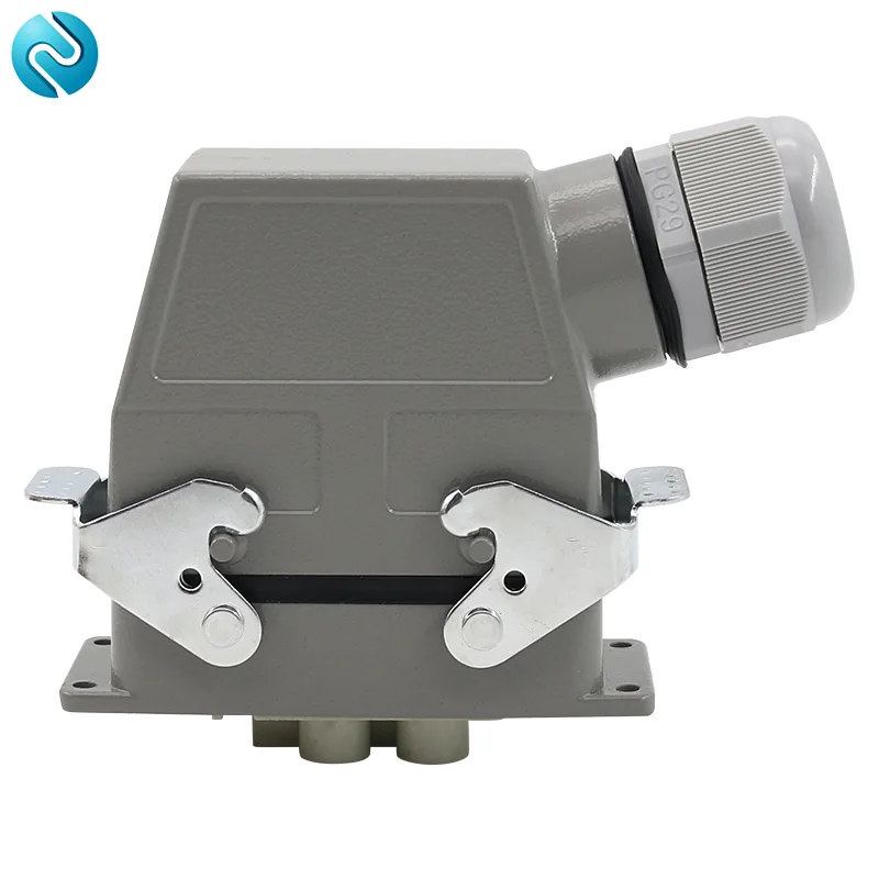 Rectangular Heavy Duty Connector HDC-HD-4/2 6 Core Pins Waterproof Aviation Industrial Machine Tool Plug Socket 80A+16A 500V