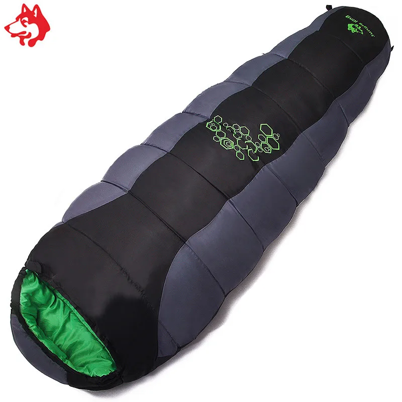 Jungle King CY09014 weights Mummy taffeta fabric cotton filling sleeping bag adults  camping hiking trekking cotton sleeping bag