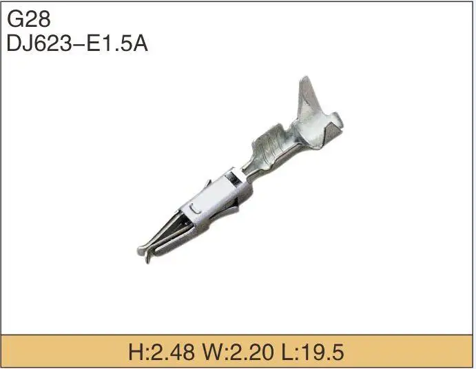 100 pcs 1.5mm Female Crimp terminal Connectors for Car,964274-2 car terminals for 17-20 AWG,0.5~1 mm2