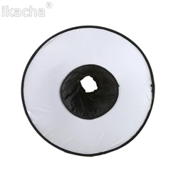 45cm Foldable Ring Speedlite Flash Diffuser Macro Shoot Round Softbox for Canon Nikon Sony Pentax Godox Speedlight