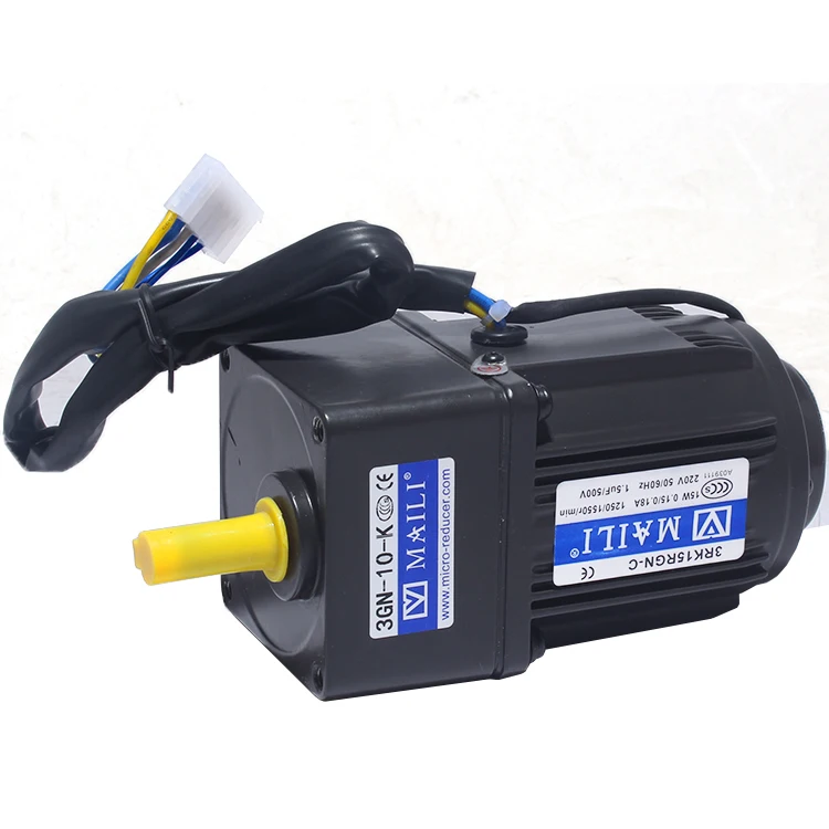 

Motor 15W 220V AC Geared Motor 3RK15RGN-C Speed Control / Variable Speed Motor Reversible Motor+ Governor