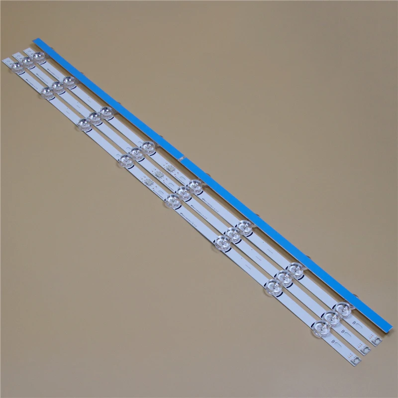 

TV LED Light Bars For LG 42LY340C 42LY345C 42LY540H 42LY540S 42LY541H -ZA -UA LED Backlight Strips Kit 8 LED Lamps Lens 8 Bands